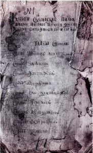 Титульный лист писцовых книг станов Суздальского уезда