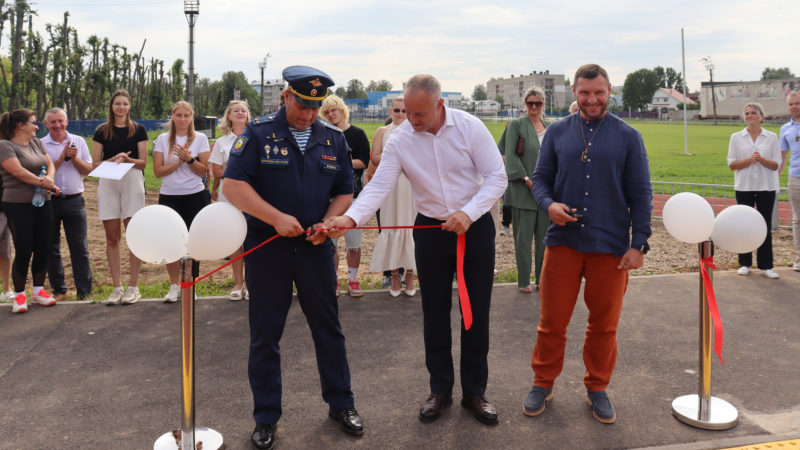 В Тейкове открыли «умную» спортивную площадку