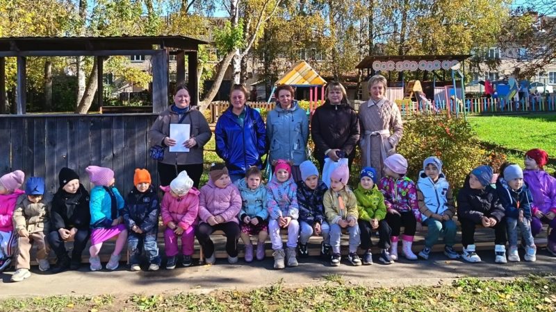 В «Сказке» открыли новую спортивно-игровую площадку